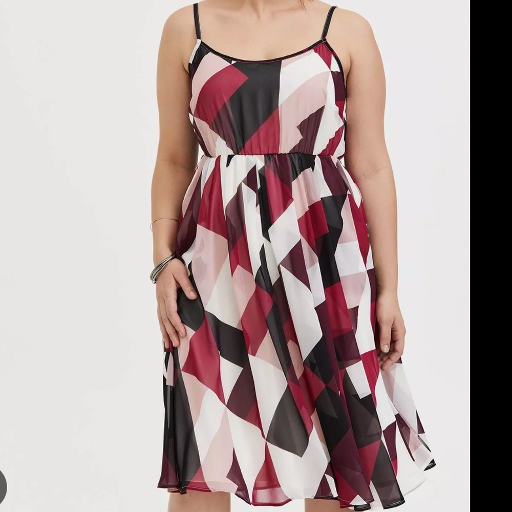 Torrid Midi Chiffon Dress